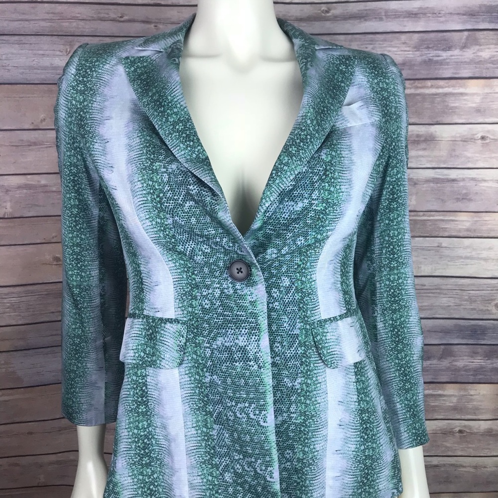 Derek Lam 10 Crosby Snakeskin Blazer, size 4